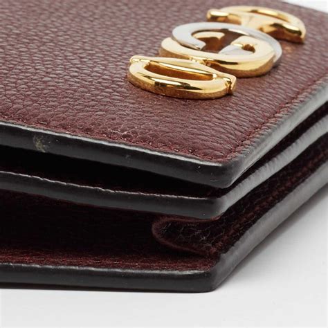 gucci zumi leather card case on chain|Gucci Zumi Card Case .